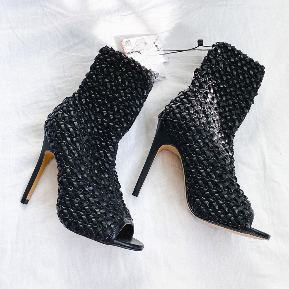 Zara braided ankle boots sandals - Picture 2 of 8
